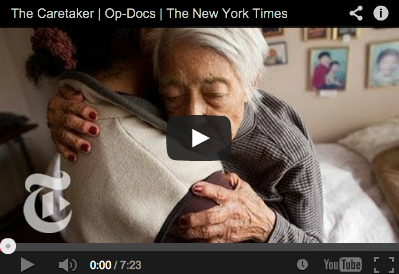 The Caretaker Live in Caregiver Elderly New York Times Op Doc