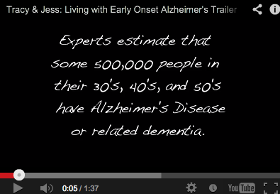 Dementia Film Tracy & Jess: Living with Early Onset Alzheimer's